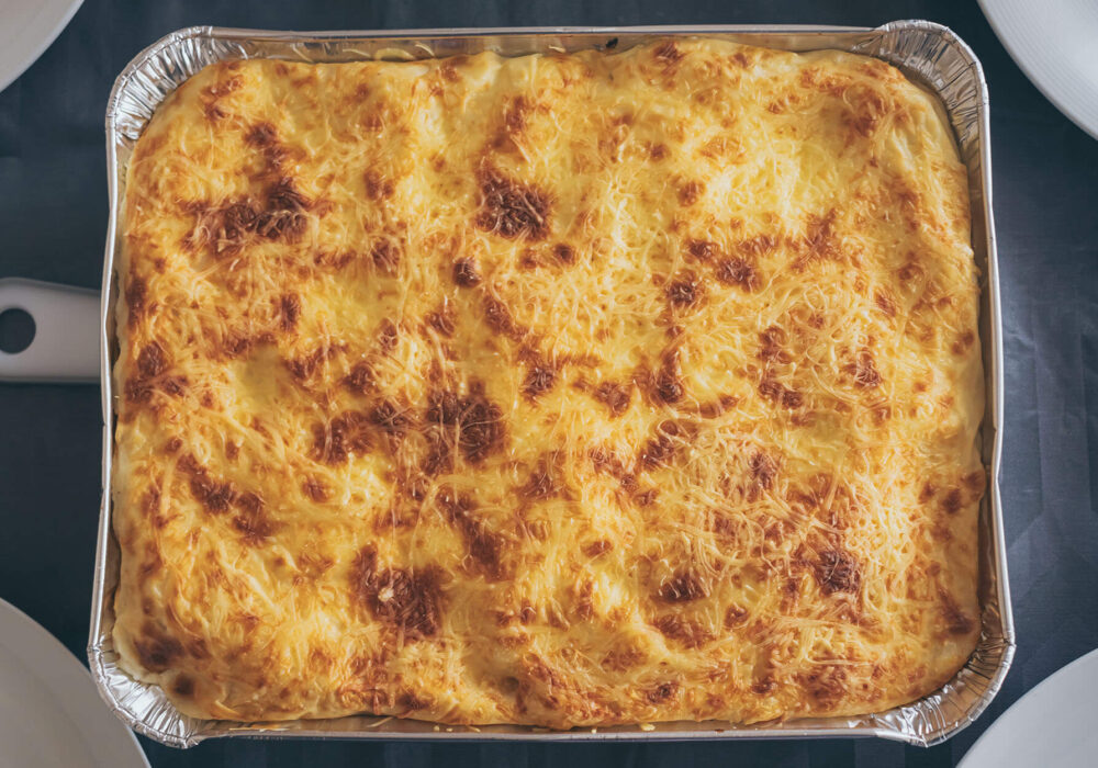 Lasagne al forno agli asparagi bianchi