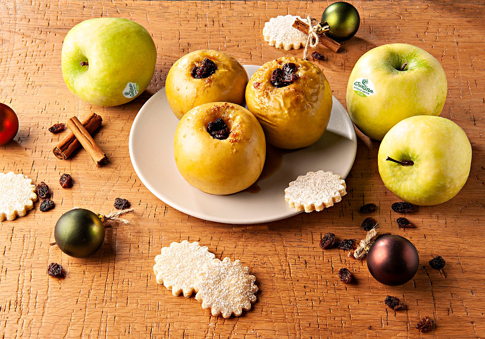 Mele in agrodolce al forno