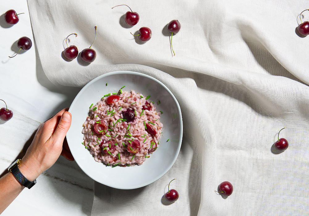 Risotto alle ciliegie