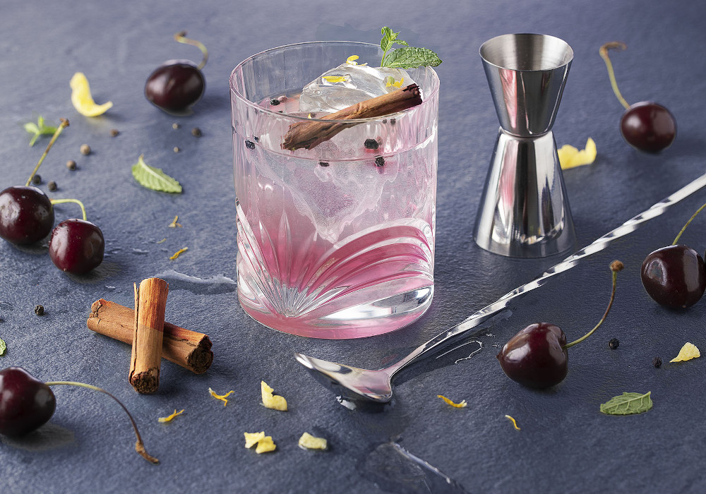 Gin tonic La Trentina alla ciliegia