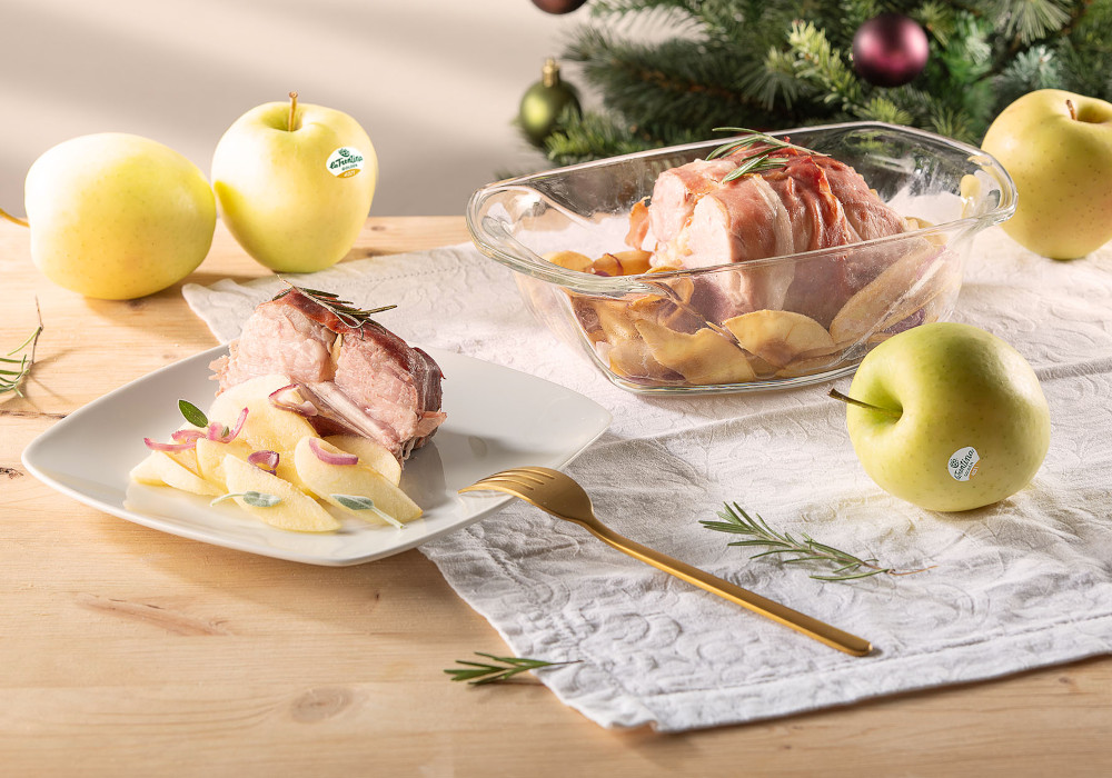 Lonza ripiena alle mele