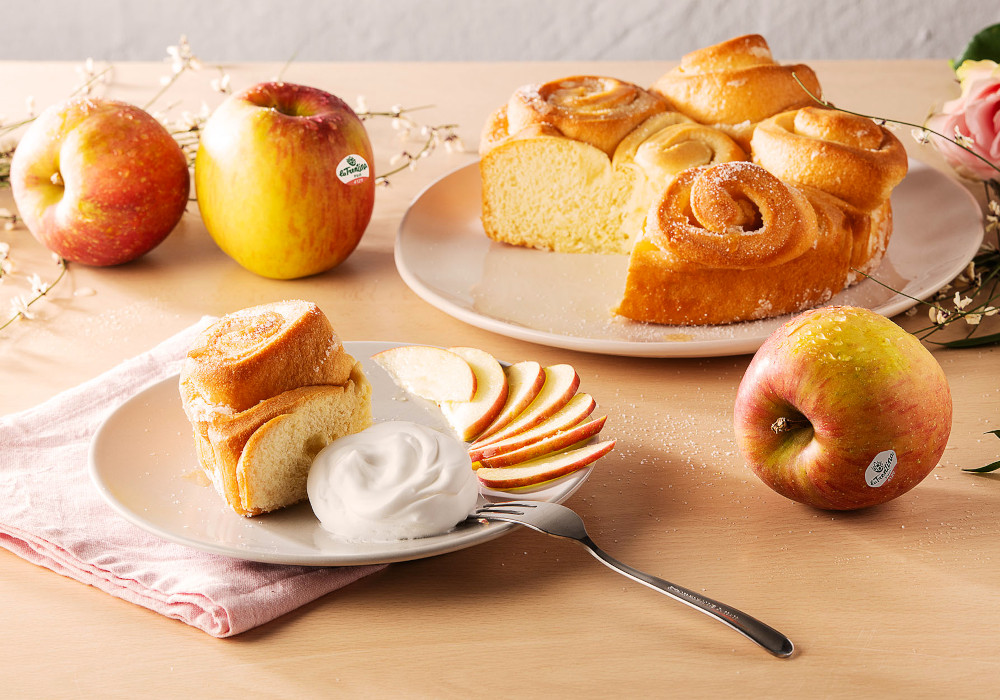 Torta delle rose alle mele