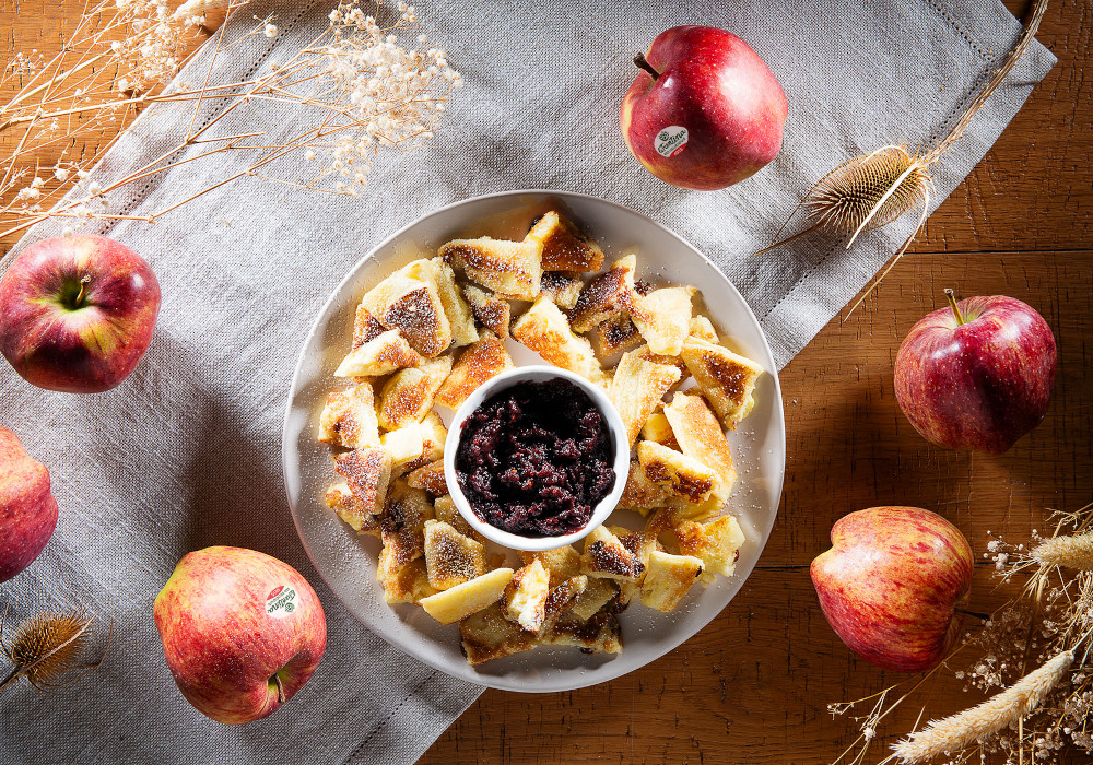 Kaiserschmarren con mele