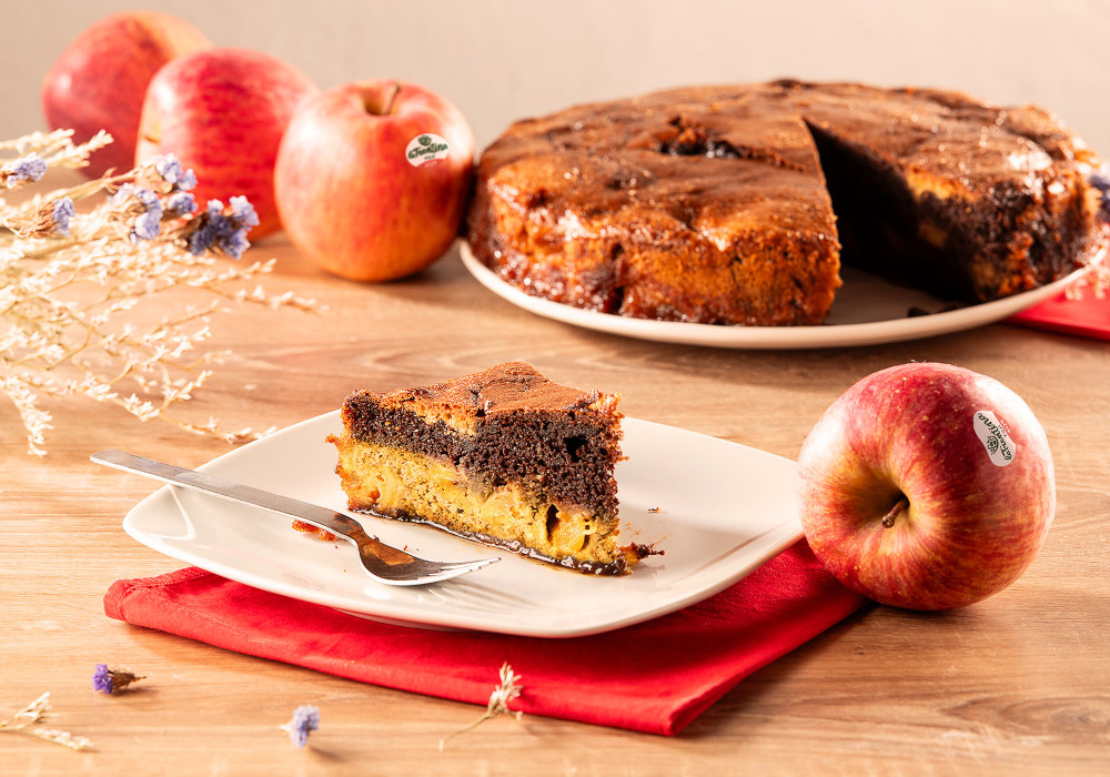Torta di mele e cioccolato