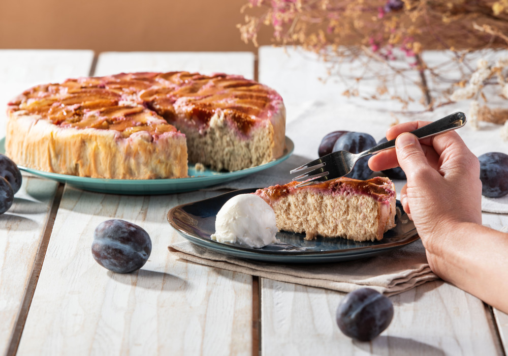 Torta rovesciata di susine di Dro