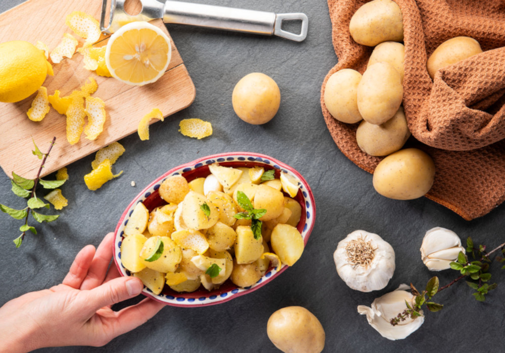 Patate Montagnine al limone e pepe nero