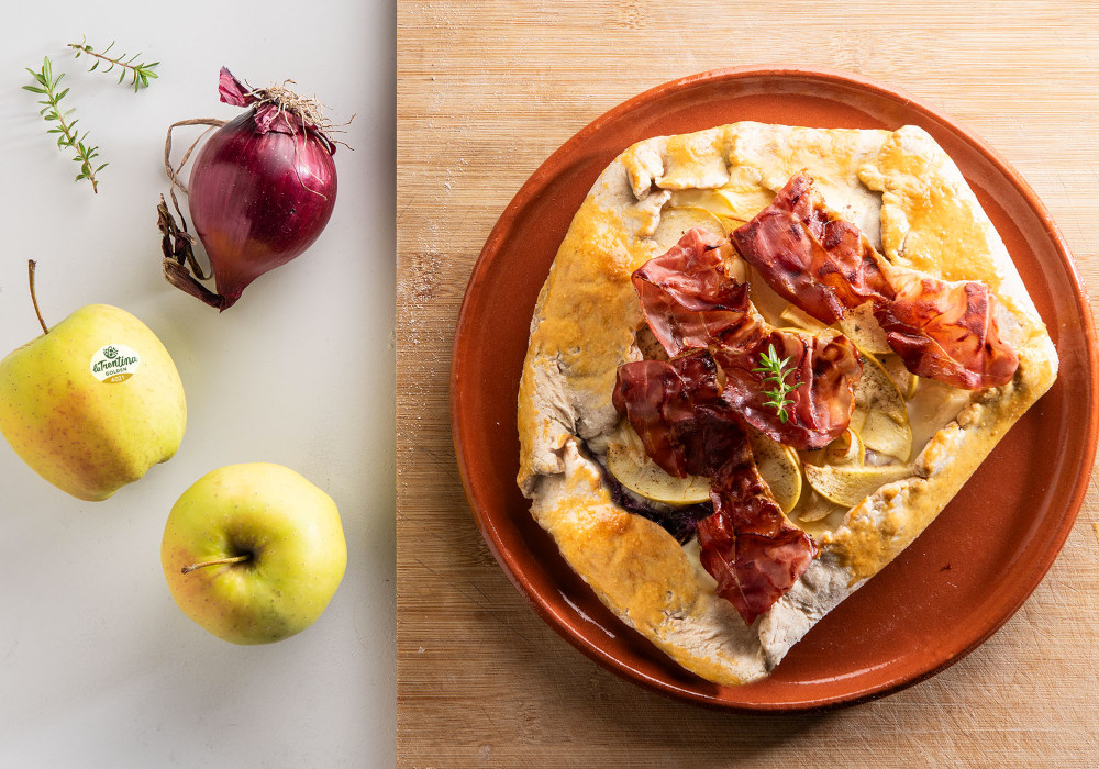 Galette salata con mele